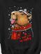 Women's Sweatshirt "Have Fun, be Cappy (Capybara)", Black, S