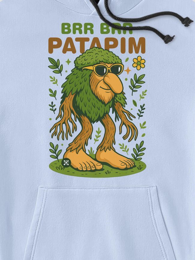 Kid's hoodie "Brr brr Patapim", Light Blue, XS (110-116 cm)