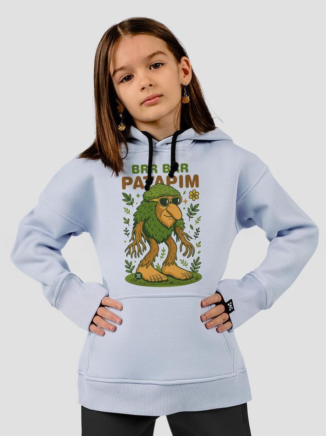 Kid's hoodie "Brr brr Patapim", Light Blue, XS (110-116 cm)