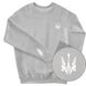 Women's Sweatshirt “Trident Liberty Mini”, Gray, XS