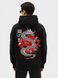 Men's Hoodie "Shadow of the Dragon", Black, M-L