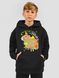 Kid's hoodie "Capybara", Black, XS (110-116 cm)