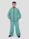 Kid's set Oversized with Zipper Sweatshirt and Pants Light emerald, Light emerald, 116
