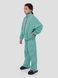 Kid's set Oversized with Zipper Sweatshirt and Pants Light emerald, Light emerald, 116