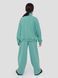 Kid's set Oversized with Zipper Sweatshirt and Pants Light emerald, Light emerald, 116