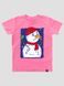 Kid's T-shirt “Crazy Snowman”, Sweet Pink, 3XS (86-92 cm)