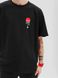 Men's T-shirt Oversize "Shadow of the Dragon", Black, XS-S
