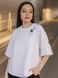 Women's T-shirt Oversize &ldquo;Movement&rdquo;, White, S