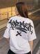 Women's T-shirt Oversize &ldquo;Movement&rdquo;, White, S