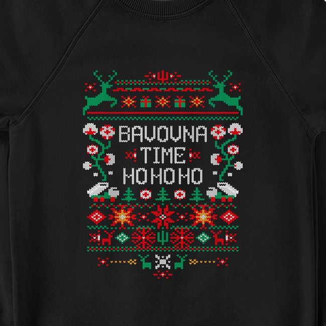 WoMen's Sweatshirt "Bavovna Time", Black, M