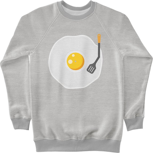 Men's Sweatshirt “Omlet Vinyl”, Сірий світлий, M
