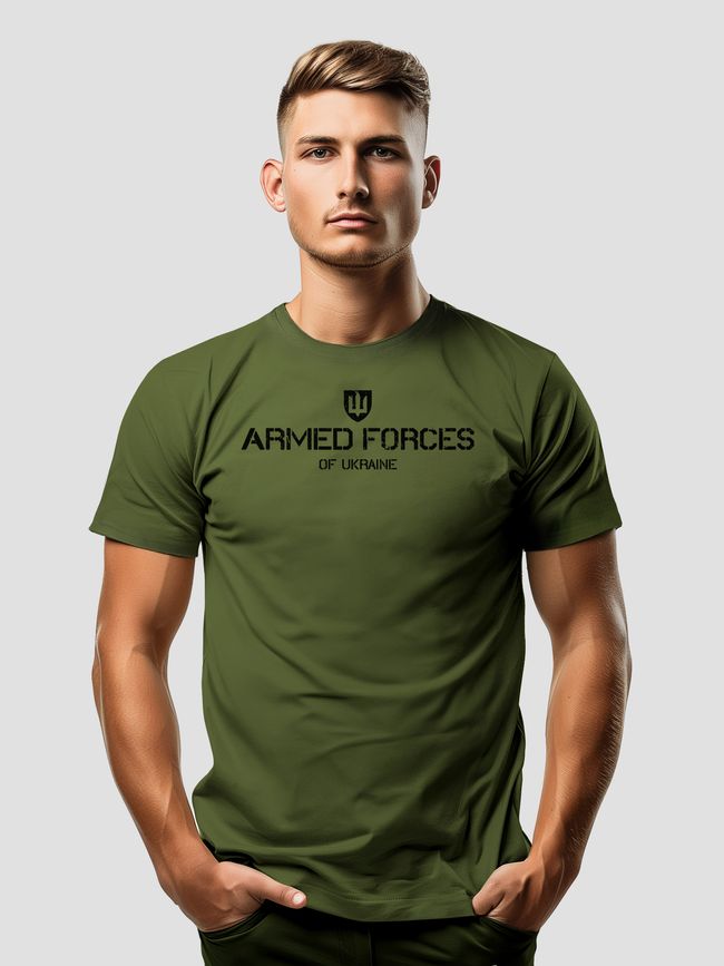 Men's T-shirt "Armed Forces of Ukraine 2", Khaki, L