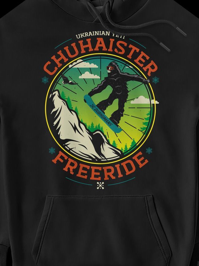Men's Hoodie &ldquo;Chuhaister&rdquo;, Black, M-L