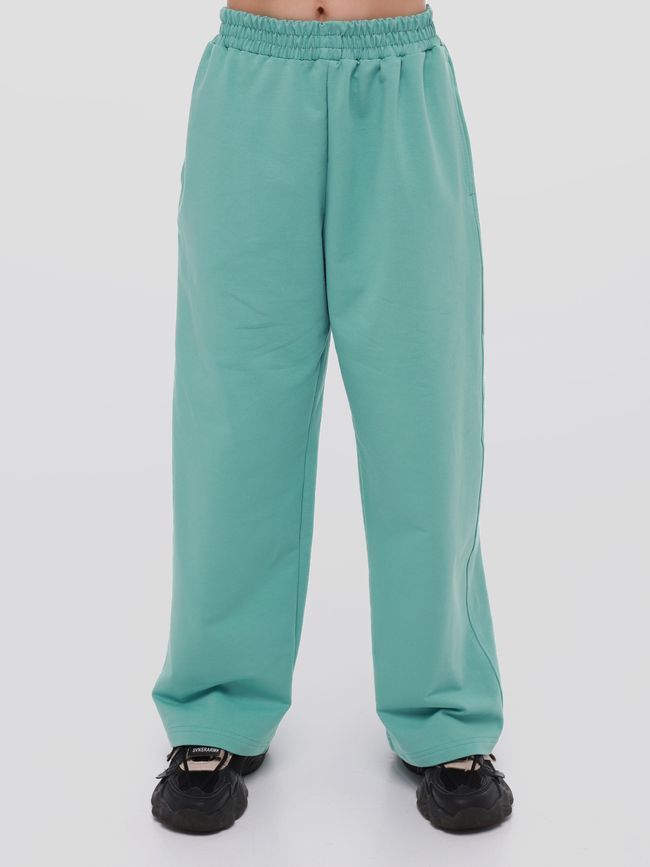 Kid's set Oversized with Zipper Sweatshirt and Pants Light emerald, Light emerald, 116