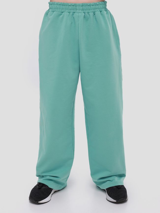 Kid's set Oversized with Zipper Sweatshirt and Pants Light emerald, Light emerald, 116