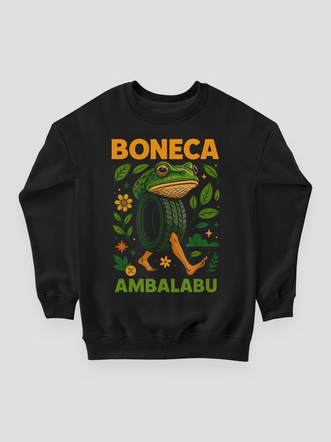 Women's Sweatshirt "Boneca Ambalabu", Black, M