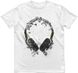 Men's T-shirt "Art Sound", White, XS