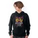 Men's Hoodie "Afterparty Lover", Black, M-L