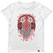 Women's T-shirt "Ethno Music", White, XS
