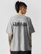 Women's T-shirt Oversize “Under Control”, Gray melange, XS-S