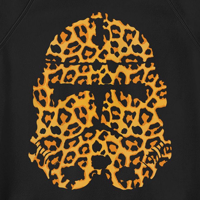 Свитшот мужской "Clone Leopard Skin", Черный, M