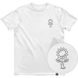 Men's T-shirt “Sunflower Harvest”, White, XS