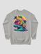 Men's Sweatshirt "Stay Strong, be Capy (Capybara)", Gray, M