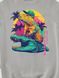 Men's Sweatshirt "Stay Strong, be Capy (Capybara)", Gray, M