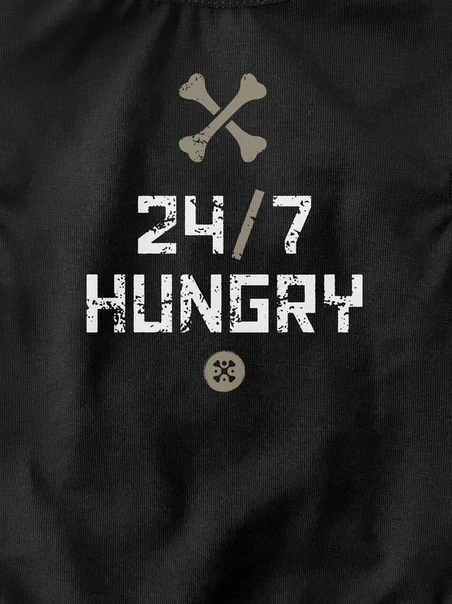 Майка для котів "24-7 Hungry", Чорний, XS