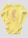 Детское боди "Jellyfish Knob", Светло желтый, 56 (0-1 мес)