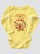 Kid's Bodysuite “The Guard of the North, Red Forest Doesn’t Forgive”, Light Yellow, 56 (0-1 month)