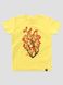 Kid's T-shirt "Ukraine In My Heart", Light Yellow, 3XS (86-92 cm)