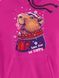 Kid's hoodie "Have Fun, be Cappy (Capybara)", малиновий, L (146-152 см)