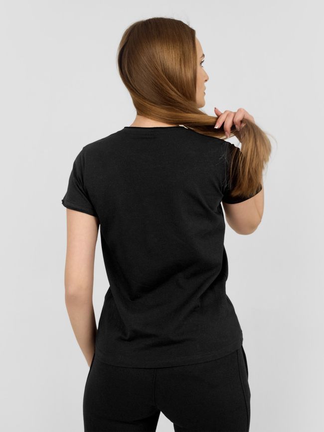 Women's T-shirt "Stay Strong, be Capy (Capybara)", Black, XS
