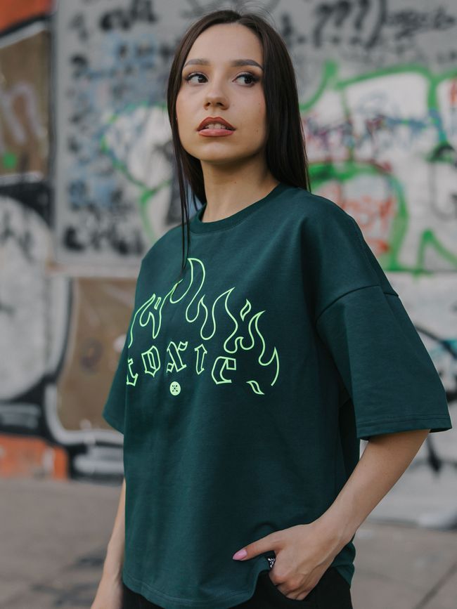 Women's T-shirt Oversize &ldquo;Toxic&rdquo;, Оболонь, S