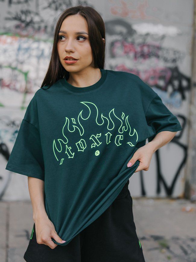 Women's T-shirt Oversize &ldquo;Toxic&rdquo;, Оболонь, S