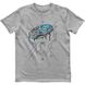 Men's T-shirt "Kissel Brain", Gray melange, XS
