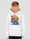 Kid's hoodie "Stay Strong, be Capy (Capybara)", White, 2XS (98-104 cm)