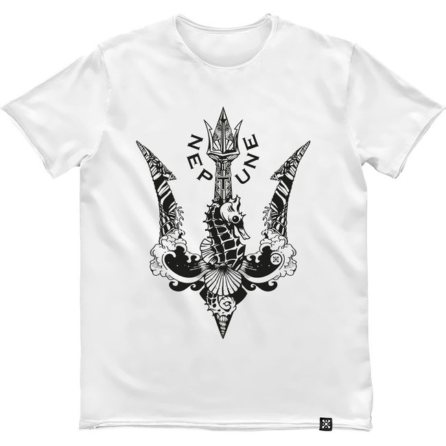 Men's T-shirt "Neptune", White, XS