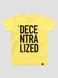 Kid's T-shirt “Decentralized” with Bitcoin Cryptocurrency, Light Yellow, 3XS (86-92 cm)