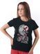 Women's T-shirt "The Crucian Fish the Game Has Begun" Warm with Fleece, Black, S