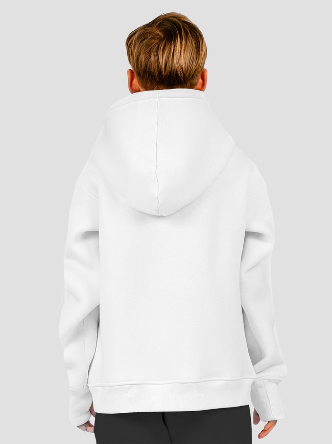 Kid's hoodie "Stay Chill, be Capy (Capybara)", White, XS (110-116 cm)
