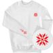 Men's Sweatshirt “Genetic Code Mini”, White, XS