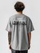 Men's T-shirt Oversize “Under Control”, Gray melange, XS-S