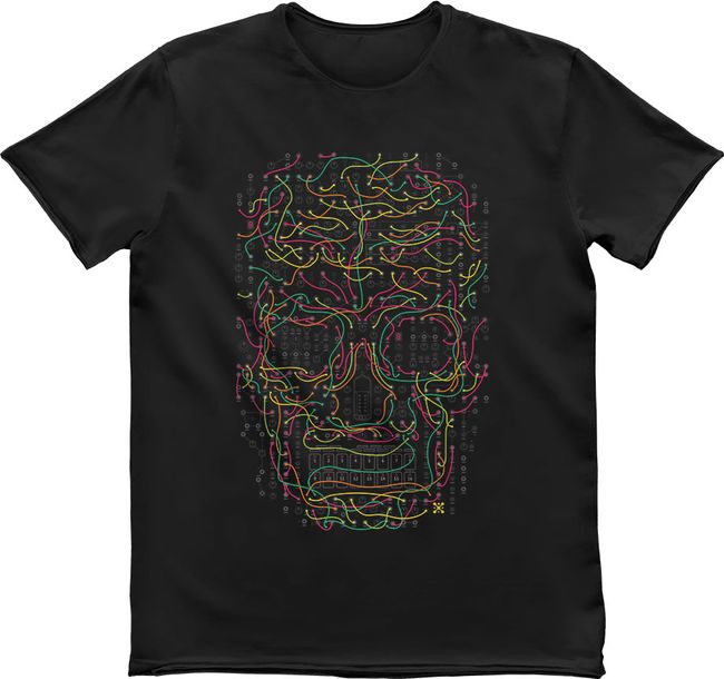 Men's T-shirt "Modular Skull", Black, M