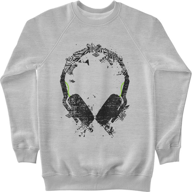 Men's Sweatshirt "Art Sound", Gray, M