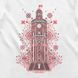Men's T-shirt &ldquo;Vinnytsia Tower&rdquo;, White, S