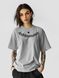 Women's T-shirt Oversize “Gothic”, Gray melange, XS-S