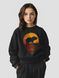 Women's Sweatshirt "Enjoy, be Capy (Capybara)", Black, M