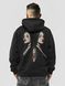 Men's Hoodie "Twosome Nuns", Black, M-L